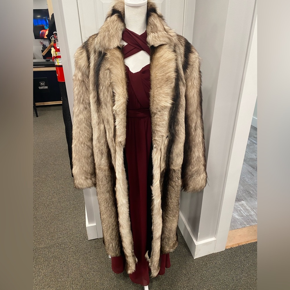 Vintage long fur coat